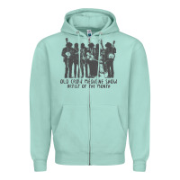 Seafoam old crow medicine show Zipper Hoodie - linhVisuals
