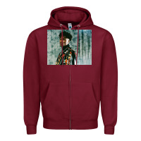 Burgundy cool gaulden yboy Zipper Hoodie - linhVisuals