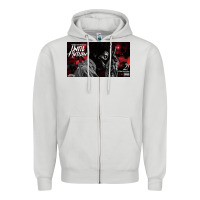 Dove Grey until i return yb Zipper Hoodie - linhVisuals