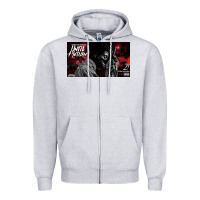 Heather Grey until i return yb Zipper Hoodie - linhVisuals