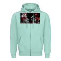 Seafoam until i return yb Zipper Hoodie - linhVisuals