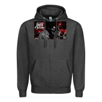 Charcoal Heather until i return yb Zipper Hoodie - linhVisuals