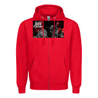 Red until i return yb Zipper Hoodie - linhVisuals