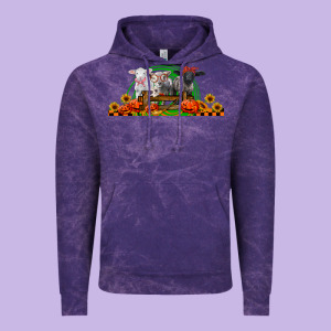Halloween Baby Sheeps Vintage Hoodie Designed By Lillyallendesigns