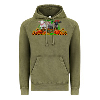 Vintage Olive halloween baby sheeps Vintage Hoodie - LillyAllenDesigns