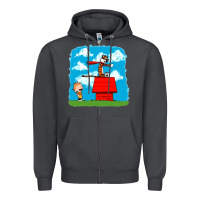 Smoke Calvin Hobbes Zipper Hoodie - linhVisuals
