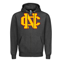 Charcoal Heather north catholic high school Zipper Hoodie - linhVisuals
