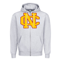 Heather Grey north catholic high school Zipper Hoodie - linhVisuals