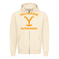 Sandshell dutton ranch Zipper Hoodie - linhVisuals