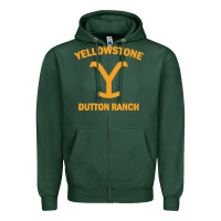Sports Green dutton ranch Zipper Hoodie - linhVisuals