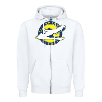 White allegheny merch Zipper Hoodie - linhVisuals