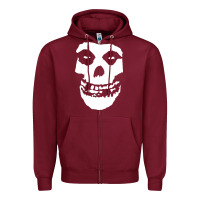 Mens Skull Zipper Hoodie | Teevron