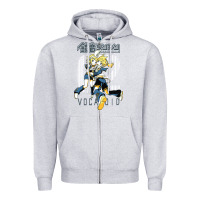 Heather Grey kagamine rin len Zipper Hoodie - linhVisuals