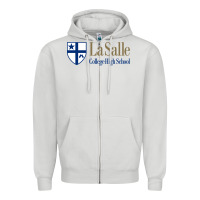 Dove Grey la salle college high school Zipper Hoodie - linhVisuals