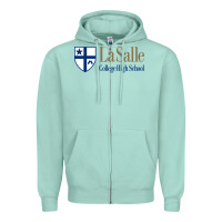 Seafoam la salle college high school Zipper Hoodie - linhVisuals