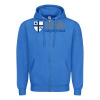 True Royal la salle college high school Zipper Hoodie - linhVisuals
