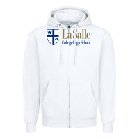 White la salle college high school Zipper Hoodie - linhVisuals