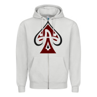 Dove Grey lower merion high school Zipper Hoodie - linhVisuals