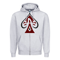 Heather Grey lower merion high school Zipper Hoodie - linhVisuals