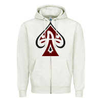 Oatmeal Heather lower merion high school Zipper Hoodie - linhVisuals