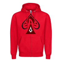 Red lower merion high school Zipper Hoodie - linhVisuals