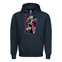 Navy kamen rider decade Zipper Hoodie - linhVisuals