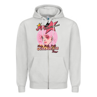 Dove Grey jem outrageous tour 1987 2 Zipper Hoodie - linhVisuals