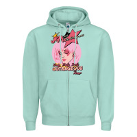 Seafoam jem outrageous tour 1987 2 Zipper Hoodie - linhVisuals