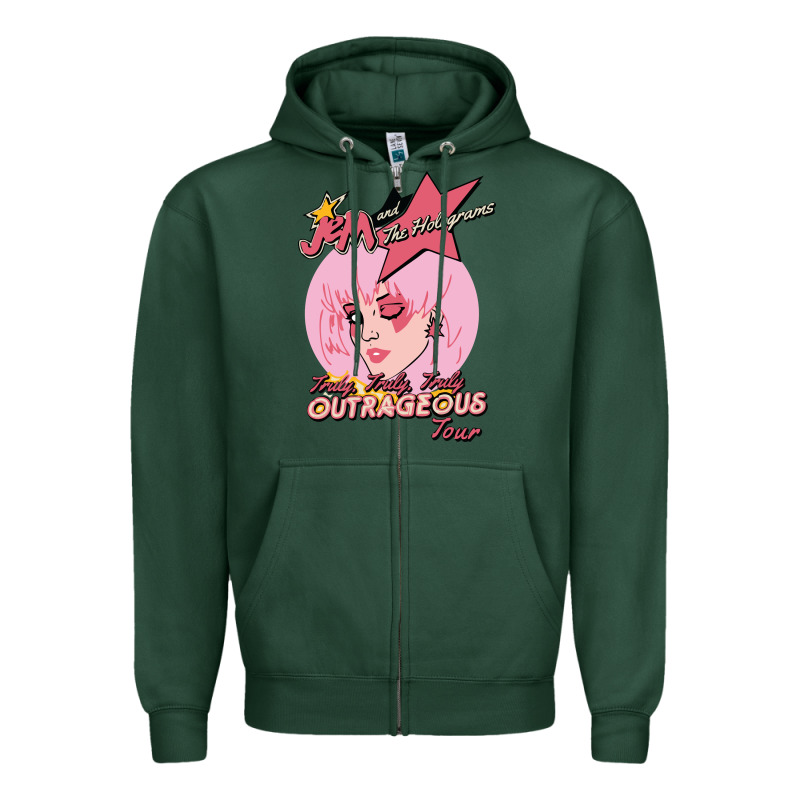 Jem Outrageous Tour 1987 2 Zipper Hoodie by linhVisuals | Teevron