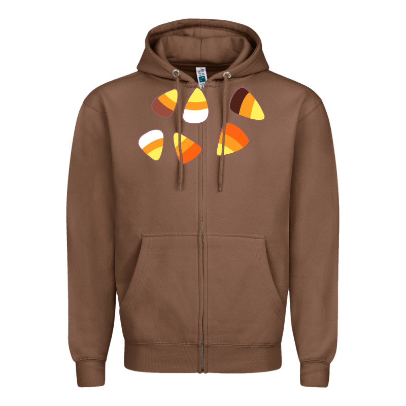 Candy Corn Zipper Hoodie by linhVisuals | Teevron