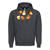 Smoke candy corn Zipper Hoodie - linhVisuals