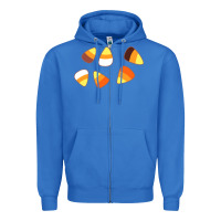 True Royal candy corn Zipper Hoodie - linhVisuals
