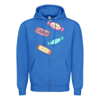 True Royal candy pieces Zipper Hoodie - linhVisuals
