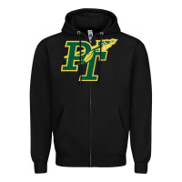 Black penn trafford school district Zipper Hoodie - linhVisuals