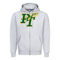Heather Grey penn trafford school district Zipper Hoodie - linhVisuals