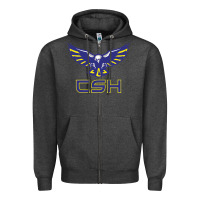 Charcoal Heather cold springs high school Zipper Hoodie - linhVisuals