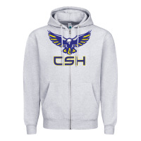 Heather Grey cold springs high school Zipper Hoodie - linhVisuals
