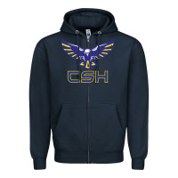 Navy cold springs high school Zipper Hoodie - linhVisuals