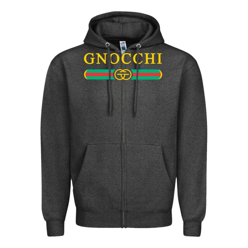 Gnocchi Vintage Zipper Hoodie by linhVisuals | Teevron