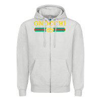 Dove Grey gnocchi vintage Zipper Hoodie - linhVisuals