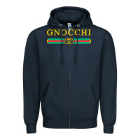 Navy gnocchi vintage Zipper Hoodie - linhVisuals