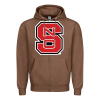 Chestnut north carolina state Zipper Hoodie - linhVisuals