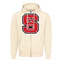 Sandshell north carolina state Zipper Hoodie - linhVisuals