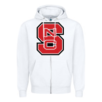 White north carolina state Zipper Hoodie - linhVisuals