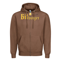 Chestnut #bitburger Zipper Hoodie - linhVisuals