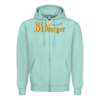 Seafoam #bitburger Zipper Hoodie - linhVisuals