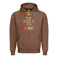 Chestnut nuclear engineering quote Zipper Hoodie - linhVisuals