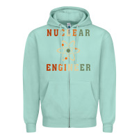 Seafoam nuclear engineering quote Zipper Hoodie - linhVisuals