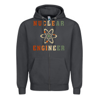 Smoke nuclear engineering quote Zipper Hoodie - linhVisuals
