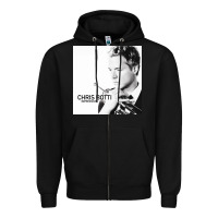Black Chris Botti Zipper Hoodie - linhVisuals